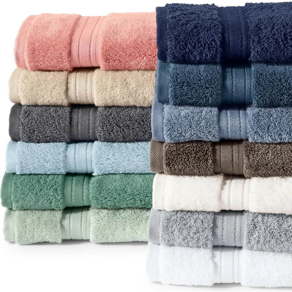 Supima Towel Bering Sea Blue 6 Piece Towel Set