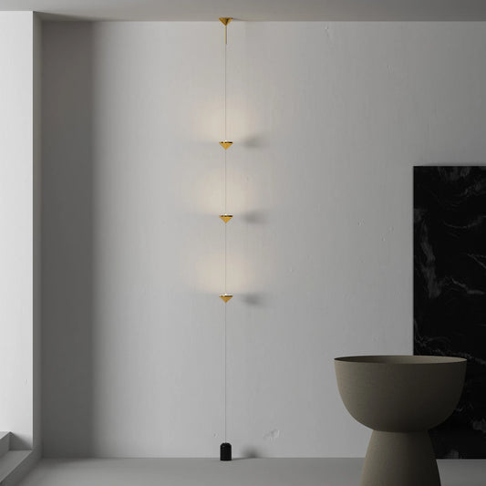 Modern Ceiling Light Living Room Hallway Wall Light Floor Lamp Cone Art Decorative Hanging Cable Floor Lamp