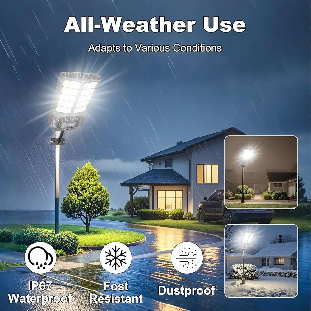 r Street Light, Dusk-to-Waterproo LED r Street Lights Outdoor with Pole Mount,9000W IP67,7000K, High Lumen Outdoor Lighting or D