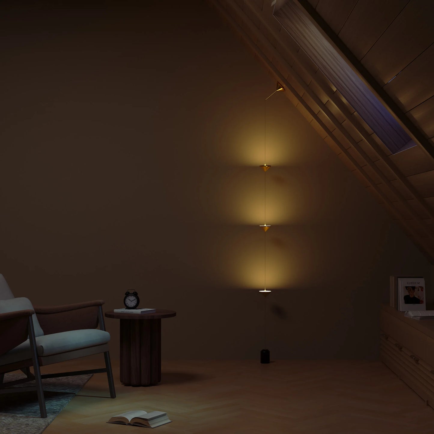 Modern Ceiling Light Living Room Hallway Wall Light Floor Lamp Cone Art Decorative Hanging Cable Floor Lamp
