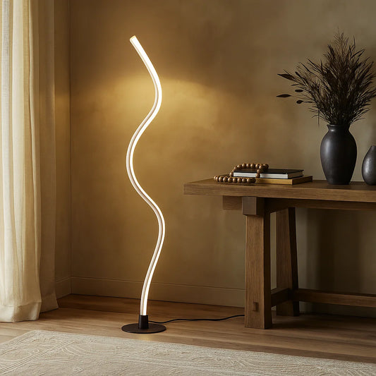 RGBW Bendable Floor Lamp with App Control - Modern LED Light for Living Room 16 Colors, Standing Lamp for Home Office