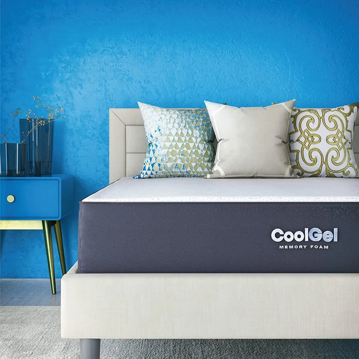 Memory Foam 10-Inch Mattress, CertiPUR-US Certified, Mattress in a Box, Queen, White