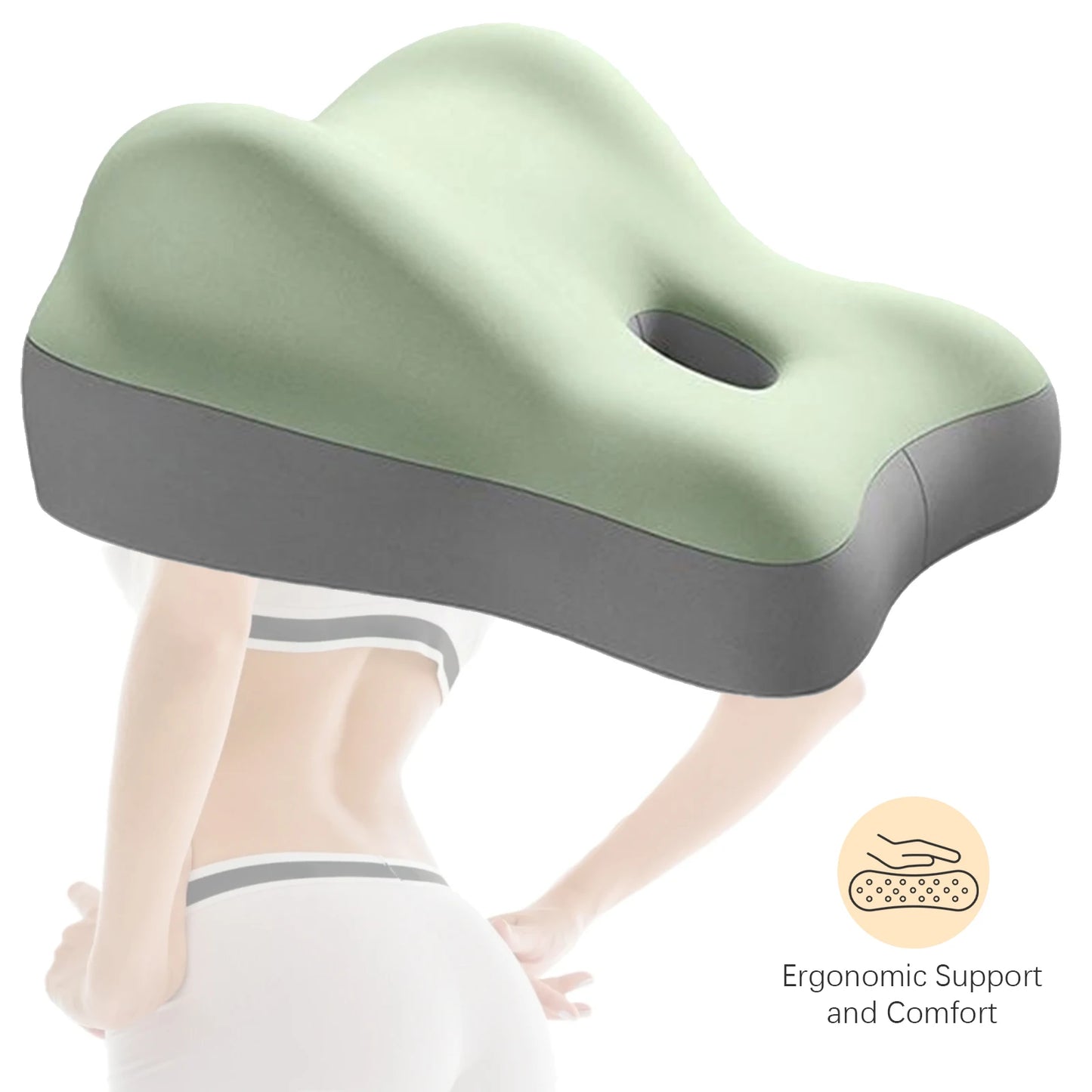 Multi-Functional Ergonomic Bed Pillow Support Wedge Pillow Memory Foam Positioning Cushion for Back Neck & Waist Pain Relief