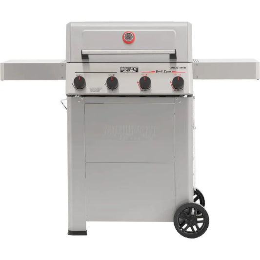 4 Burner Propane Gas Grill with d Broil Zone, StainlSteel Outdoor Mesa 2 Barbecue Grill, oldable Side Shelves, 500° in 5 Mins, A