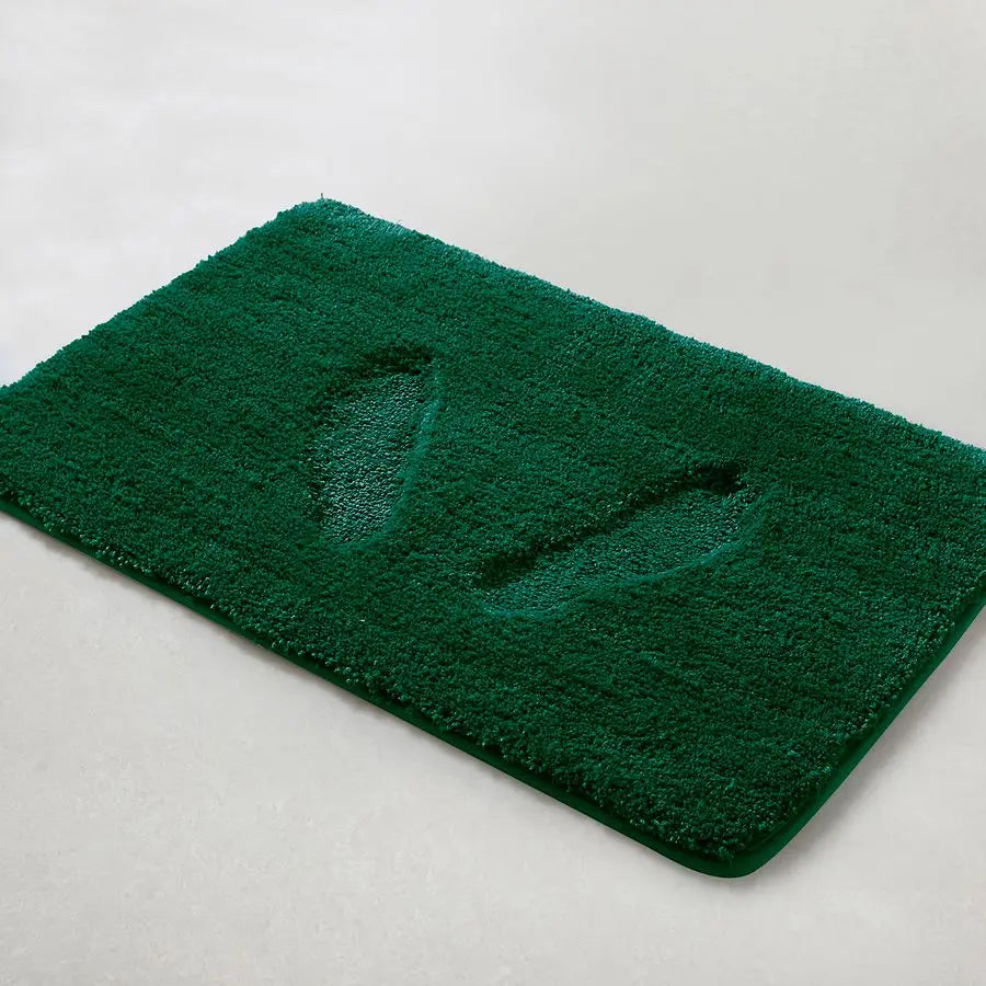 Rug Set 2Piece, Thick ampSoft Microfiber Shaggy, U Shaped Contour, Machine Washable Bath Mats, Absorbent Bath Rugs, NonSlip Rubb