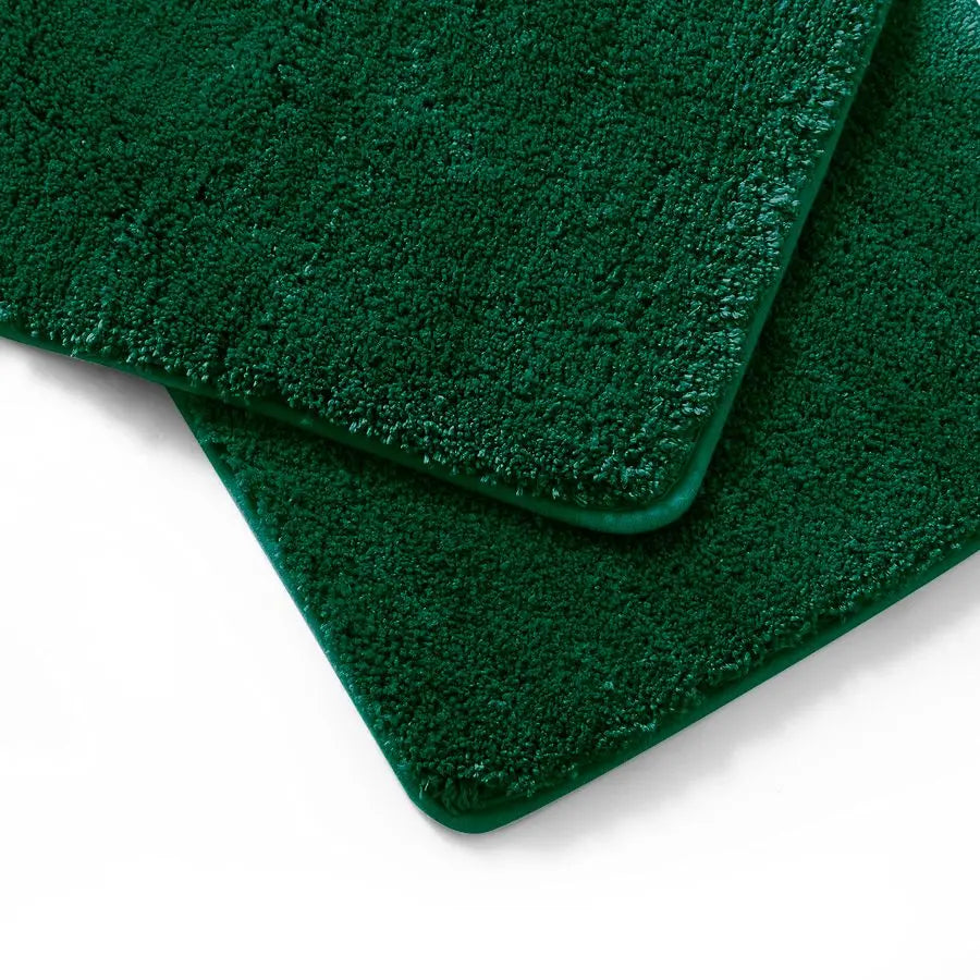 Rug Set 2Piece, Thick ampSoft Microfiber Shaggy, U Shaped Contour, Machine Washable Bath Mats, Absorbent Bath Rugs, NonSlip Rubb