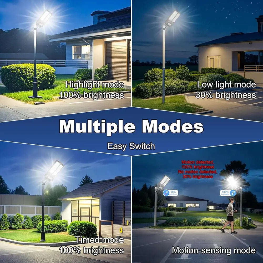 r Street Light, Dusk-to-Waterproo LED r Street Lights Outdoor with Pole Mount,9000W IP67,7000K, High Lumen Outdoor Lighting or D