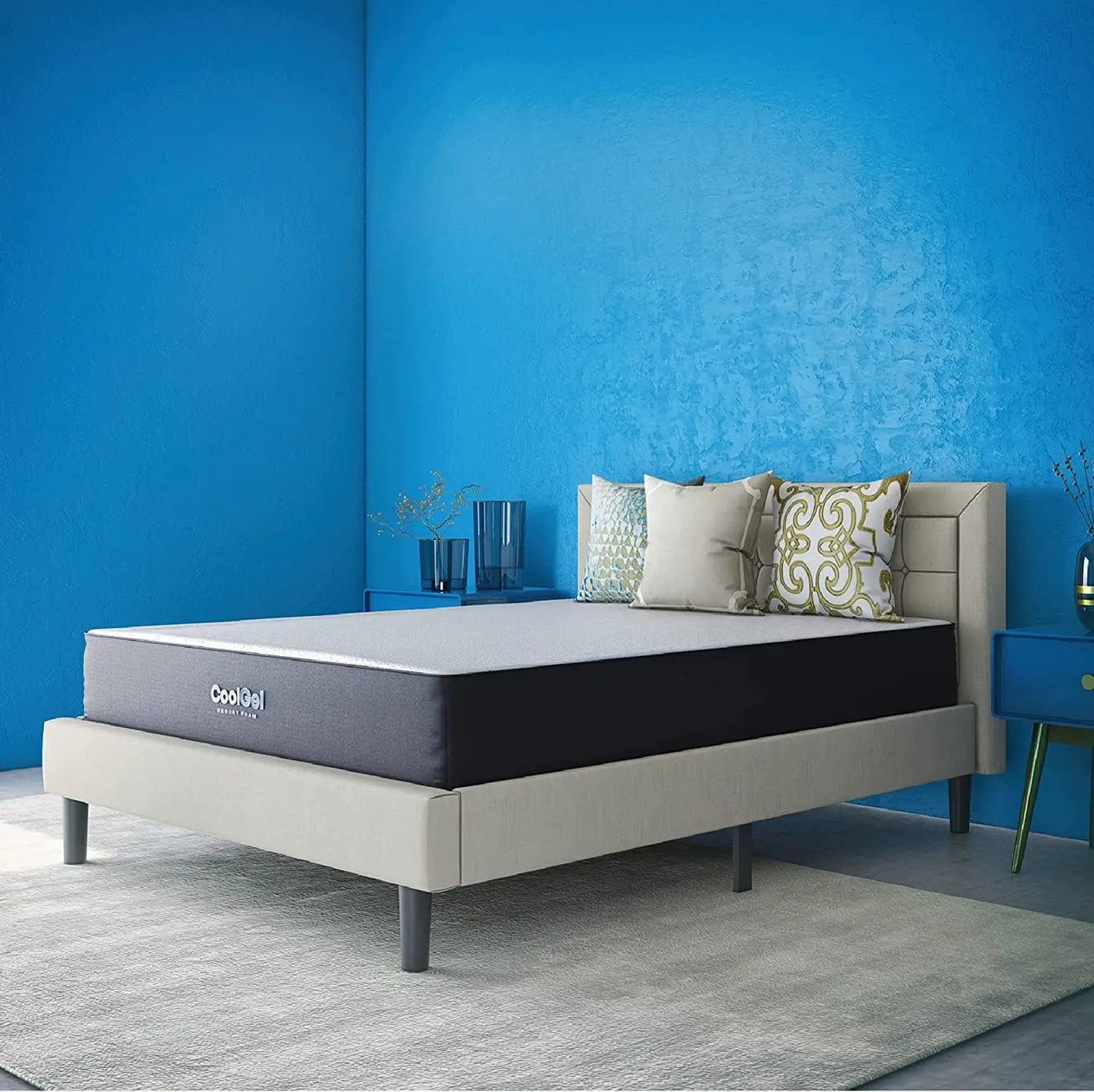 Memory Foam 10-Inch Mattress, CertiPUR-US Certified, Mattress in a Box, Queen, White