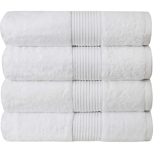 Extra Large  Bath Towels  Hotel Quality Towels | 650  Soft Combed Cotton Towels for Bathroom Thick & Flu